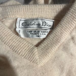 Vintage Christian Dior Sweater Size Medium
